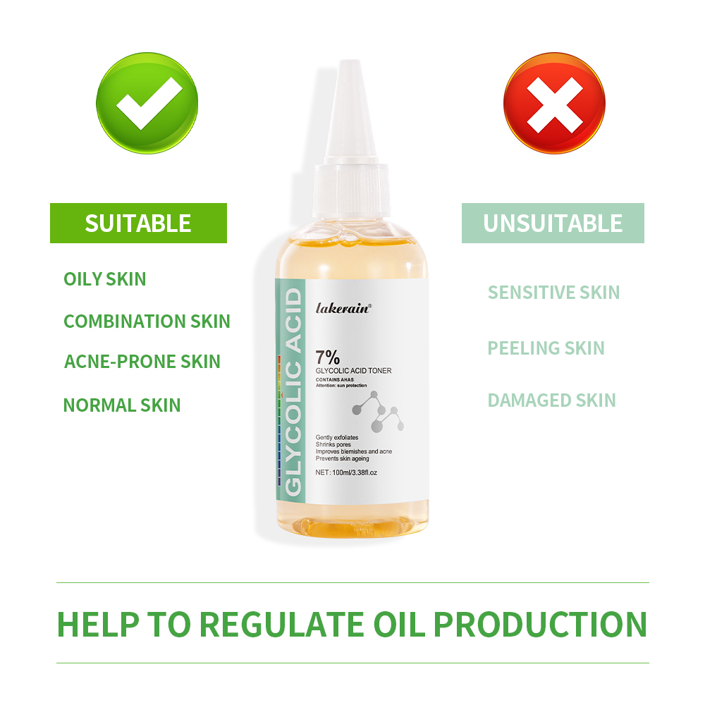 Glycolic Acid 7% Toning Soluti - Lactic Acid Toner recension och pris