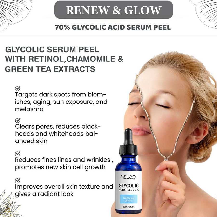 70% Glycolic Acid Serum Peel E - Lactic Acid Toner recension och pris