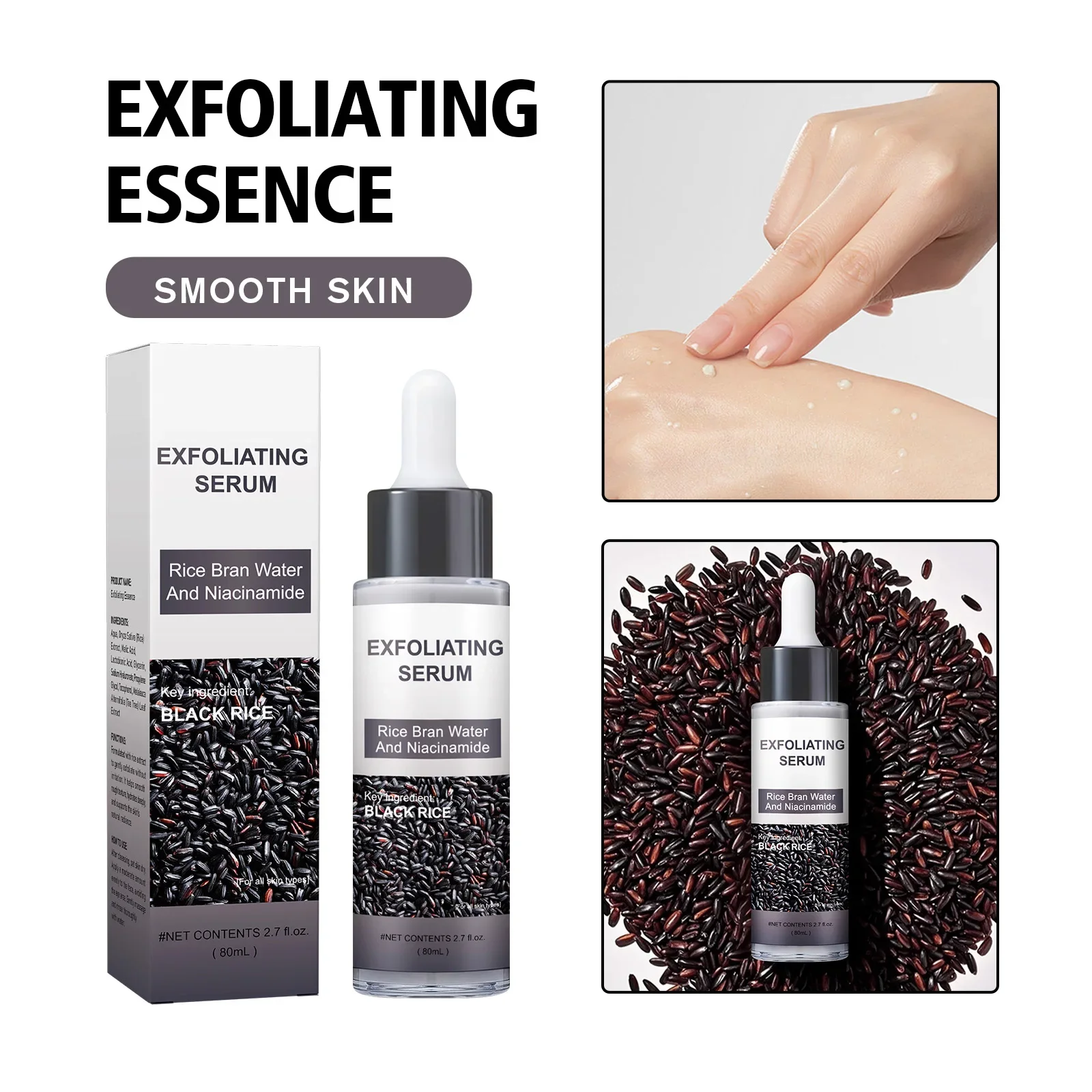 Black Rice Face Serum 80ml - W - Lactic Acid Toner recension och pris